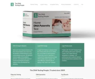 Dna-Paternitytesting.com(Home DNA Paternity Tests) Screenshot