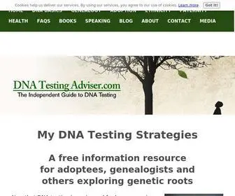 Dna-Testing-Adviser.com(The DNA Testing Guide for Genealogy) Screenshot