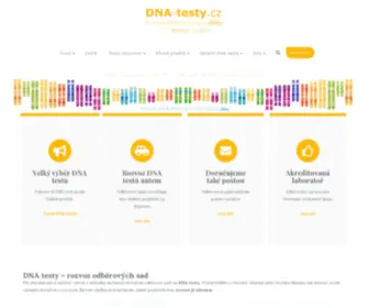 Dna-Testy.cz(DNA testy) Screenshot