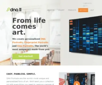Dna11.com(DNA Art by DNA11) Screenshot
