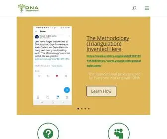 Dnaadoption.org(Find your roots through DNA) Screenshot