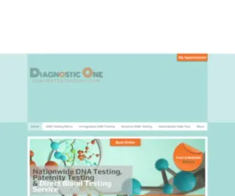 Dnacentertesting.com(DNA Paternity Testing) Screenshot