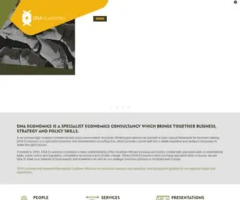 Dnaeconomics.com(DNA Economics) Screenshot