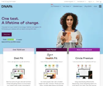 Dnafit.com(DNA Test For Diet) Screenshot