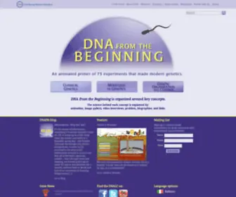 Dnaftb.org(DNA from the Beginning) Screenshot