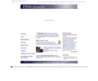 Dnai.org(DNA Interactive) Screenshot