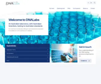 Dnalabs.com.au(DNALabs) Screenshot