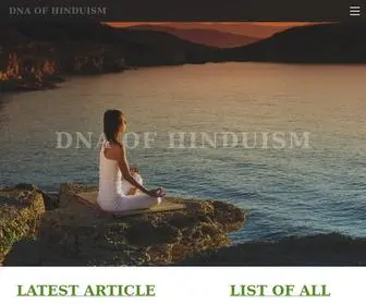 Dnaofhinduism.com(DNA Of Hinduism) Screenshot