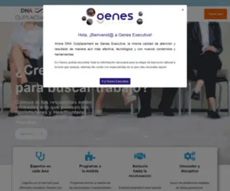 Dnaoutplacement.com(Transición laboral) Screenshot