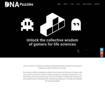 Dnapuzzles.org(DNA Puzzles) Screenshot