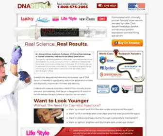 Dnaserum.com(Eye Serum with Temple Viper Venom) Screenshot