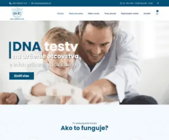 Dnatest.sk(DNA Test) Screenshot