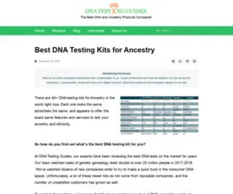 Dnatestingguides.com(5 Best DNA Test KitsUPDATE)) Screenshot