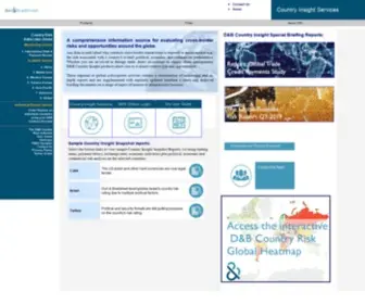 DNbcountryrisk.com(D&B Country Risk Services) Screenshot