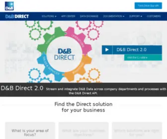 DNbdirectapps.com(D&B Direct) Screenshot