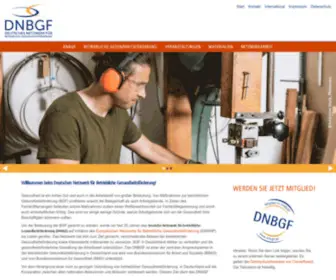 DNBGF.de(Deutsches Netzwerk für betriebliche Gesundheitsförderung) Screenshot