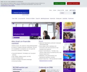 DNB.nl(De Nederlandsche Bank) Screenshot