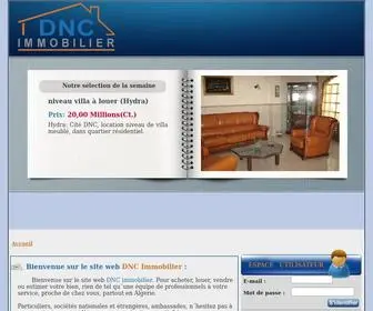 Dncimmobilier.com(DNC Immobilier) Screenshot