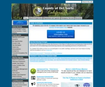 Dnco.org(County of Del Norte) Screenshot