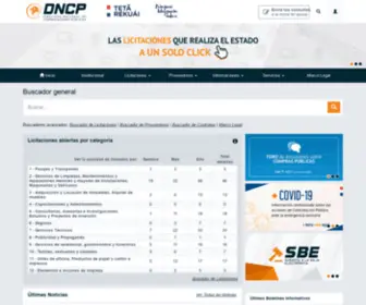 DNCP.gov.py(Portal) Screenshot
