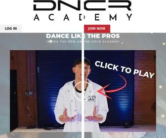 DNCR.com(The World's Top Online Dance Academy) Screenshot