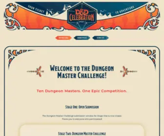 DNdcelebration.com(D&D Celebration) Screenshot