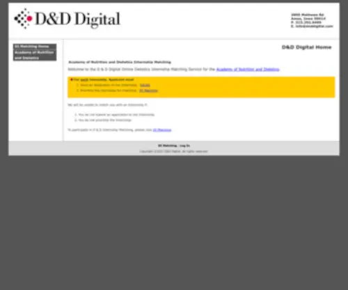 DNddigital.com(D & D Digital) Screenshot