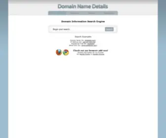 Dndetails.com(A tool to easily analyze a domain) Screenshot