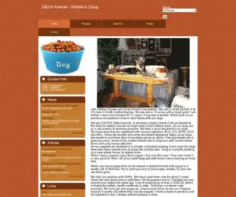 DNdpuppies.com(D & D's Kennel) Screenshot