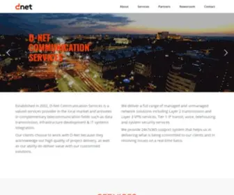 Dnet.ro(Conectivity, Ethernet, IPVPN MPLS, Fiber Services, Finance Network Services) Screenshot