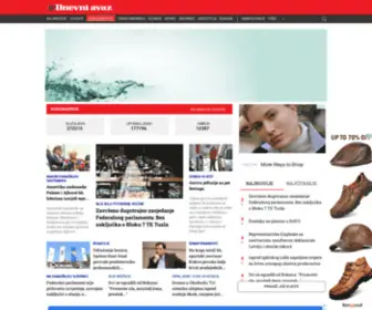 Dnevniavaz.ba(Online izdanje) Screenshot