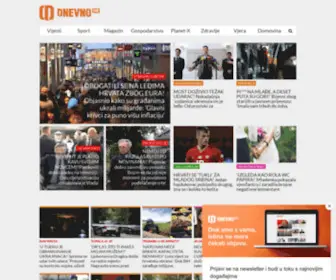 Dnevno.hr(Multimedijski novinarski portal) Screenshot