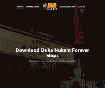 DNfmaps.com(Download Duke Nukem Forever Maps) Screenshot