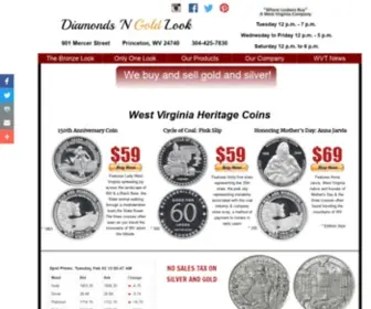 DNglook.com(Diamonds 'N Gold Look) Screenshot