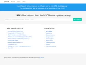Dnhash.net(Nginx) Screenshot