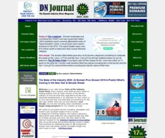 Dnjournal.com(Domain Name Journal) Screenshot
