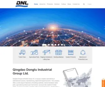 DNL.com(Qingdao Donglu Industrial Group Ltd) Screenshot