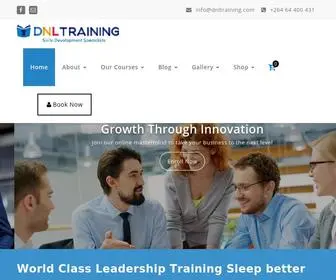 DNLtraining.com(Creating Tomorrow's Leaders Today) Screenshot