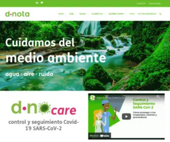 Dnota.com(Calidad del aire que respiras la cuida dnota) Screenshot