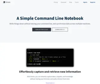 Dnote.io(Rapid Growth Of Technology) Screenshot