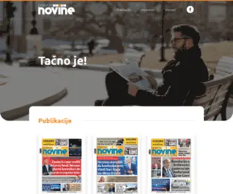 Dnovine.me(Dnevne novine) Screenshot