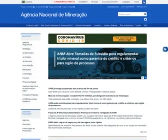 DNPM.gov.br(O Departamento Nacional de Produção Mineral (DNPM)) Screenshot