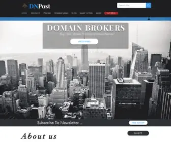 Dnpost.com(Domain Brokers) Screenshot