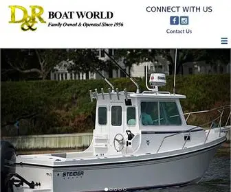 DNrboatworld.com(D & R Boat World) Screenshot