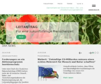 DNR.de(Deutscher Naturschutzring) Screenshot