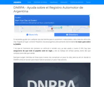 DNrpa.net(DNRPA online) Screenshot