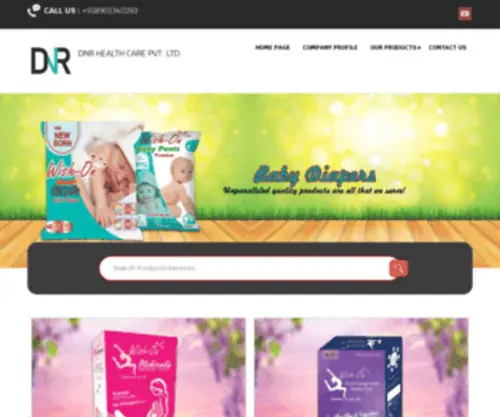 DNrsanitarynapkin.com(Large Sanitary Napkins Manufacturer) Screenshot