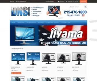 DNS-Tech.com(Iiyama Monitors for Medical) Screenshot