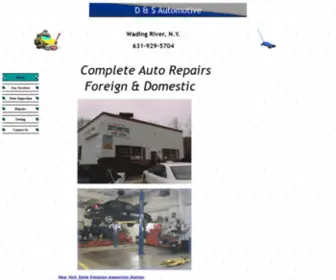 Dnsautomotive.com(D & S Automotive Center) Screenshot