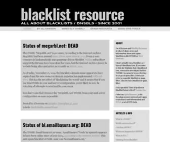 DNSBL.com(Dnsbl resource) Screenshot